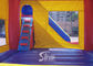 Outdoor Kids princess theme wet inflatable combo bounce house with slide from Guangzhou factory