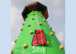 7m High Jungle Bear Kids Inflatable Rock Climbing Wall For Outdoor Games