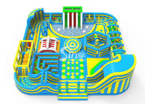 35x35m het Grootste Binnenpark van het Speelplaats Opblaasbare Thema voor het Pretpark van Jonge geitjesn Volwassenen
